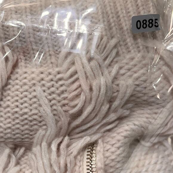 3.1 Philip Lim Cream Wool Fringe Sleeveless Sweater Sz Small - Picture 10 of 10